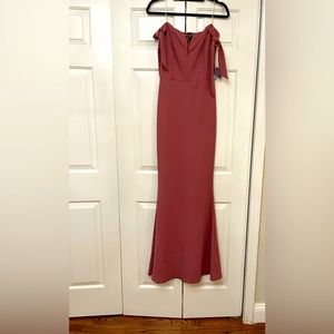 Mauve maxi dress - size small